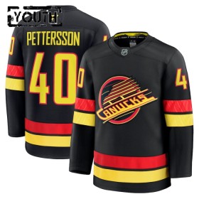 Dresovi Vancouver Canucks 2024-25 Fanatics Premium Elias Pettersson Treći Crno - Dječji